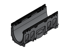 Betonrinne BG-Filcoten Pro V 100 ohne Gefälle 50 cm lang